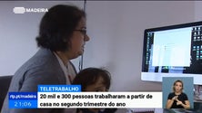 Imagem de Mais de 20 mil madeirenses estiveram em teletrabalho no 2.º trimestre de 2020
