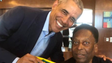Imagem de Obama recorda um dos maiores a jogar o bonito jogo