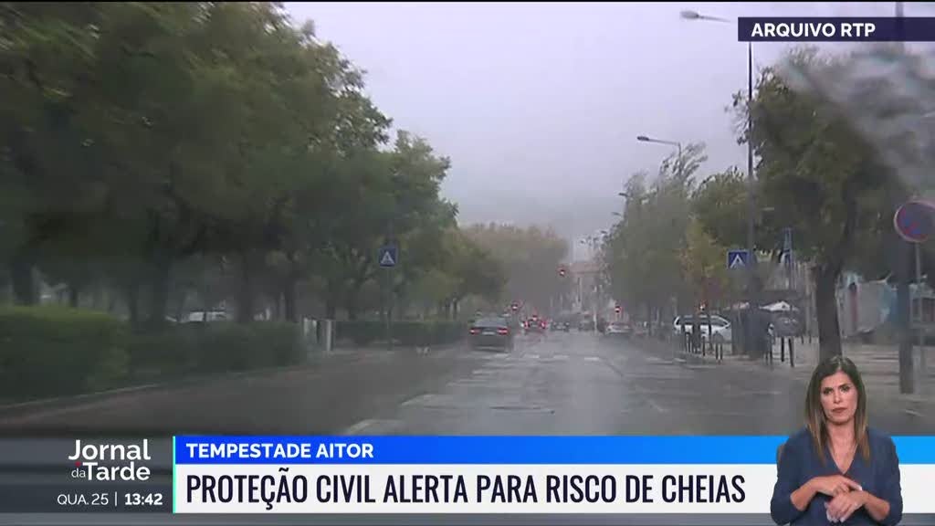 Depressão Aitor vai trazer chuva intensa e vento forte