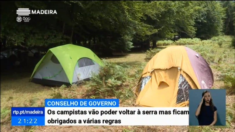 Imagem de Campistas podem voltar às serras da Madeira mas terão de cumprir novas regras