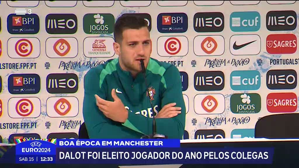 Euro2024. Dalot eleito jogador do ano pelos colegas