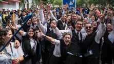 Imagem de Doze toneladas de resíduos recolhidas no cortejo da Queima das Fitas de Coimbra