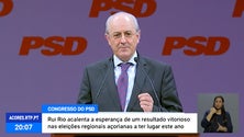 Rui Rio tem esperança na vitória do PSD nas Eleições Regionais [Vídeo]