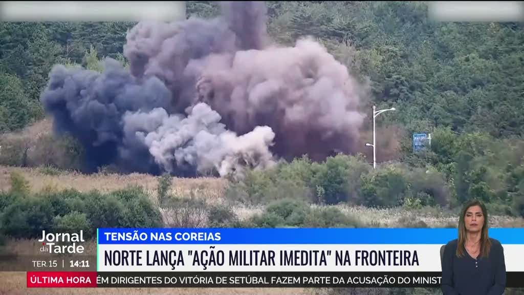 Coreia do Norte lançou uma ação militar na fronteira com o Sul