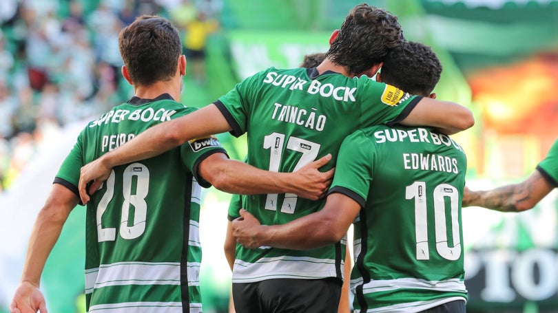 Sporting convincente goleia o Portimonense