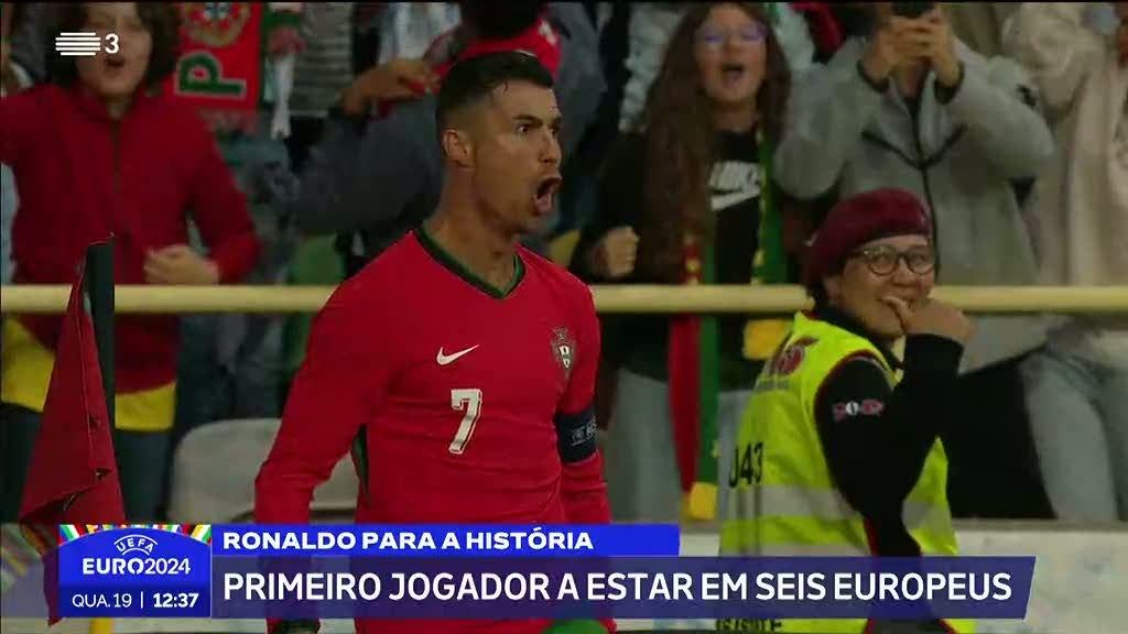 Noite de recordes para a seleção portuguesa