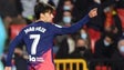 Imagem de João Félix entre os cinco positivos no Atlético de Madrid