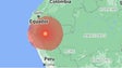 Sismo de magnitude 7,5 no Peru