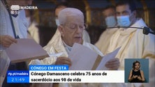 Imagem de Cónego António Damasceno celebra 75 anos de sacerdócio aos 98 de vida (Vídeo)