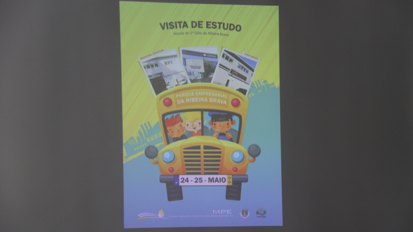 400 alunos visitam Parque Empresarial da Ribeira Brava