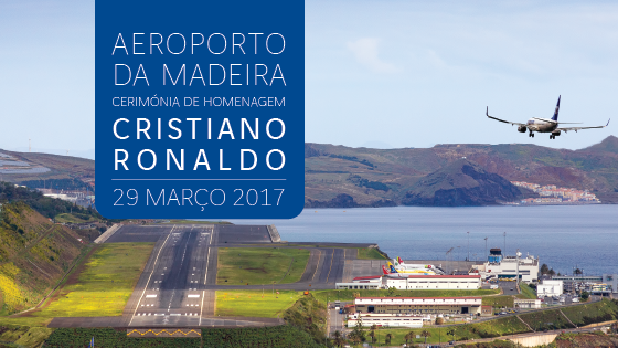Nome de Cristiano Ronaldo associado ao Aeroporto da Madeira a partir de hoje