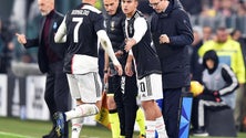 Imagem de Sarri diz que Ronaldo tem dificuldades a treinar há semanas