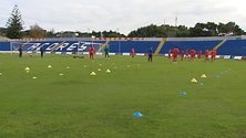 Santa Clara prepara jogo com o Sporting (Vídeo)