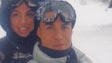 Imagem de Ronaldo na neve em zona  confinada