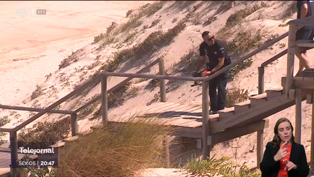 Terceiro dia de buscas na Marinha Grande