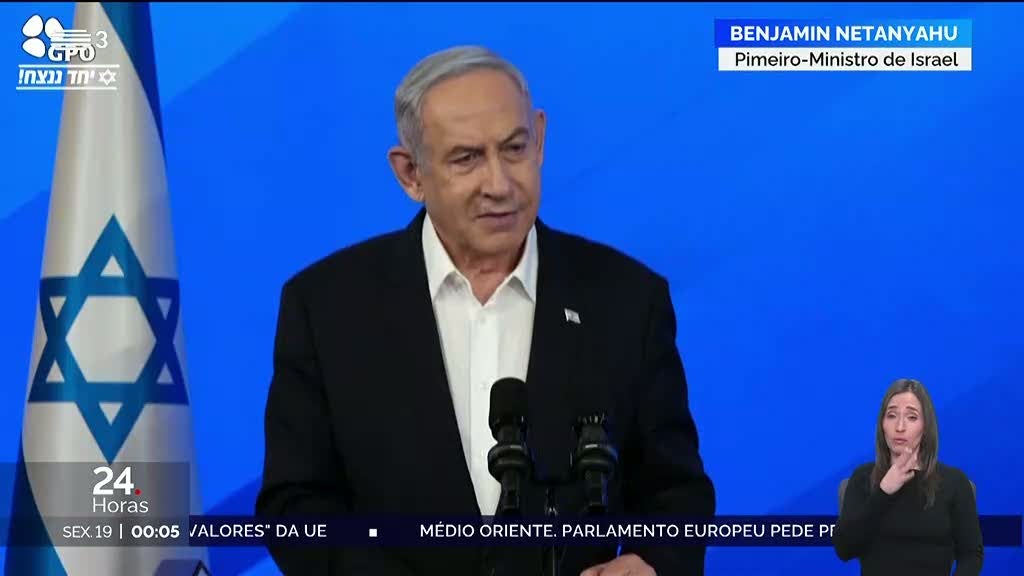 Guerra Médio Oriente. Netanyahu exclui solução de dois Estados