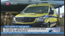 Imagem de Delegação regional da Cruz Vermelha adquiriu uma nova auto-maca (Vídeo)