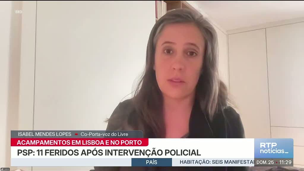 Imagem de Livre considera intervenção policial "absolutamente inaceitável" em democracia