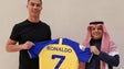 Imagem de Cristiano Ronaldo assinou contrato com o Al Nassr.