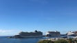 Imagem de Porto do Funchal com movimentos de três navios e mais de 10 mil pessoas