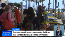 Imagem de Avião dos Açores voou esta segunda-feira para a Madeira com 50% da ocupação (Vídeo)