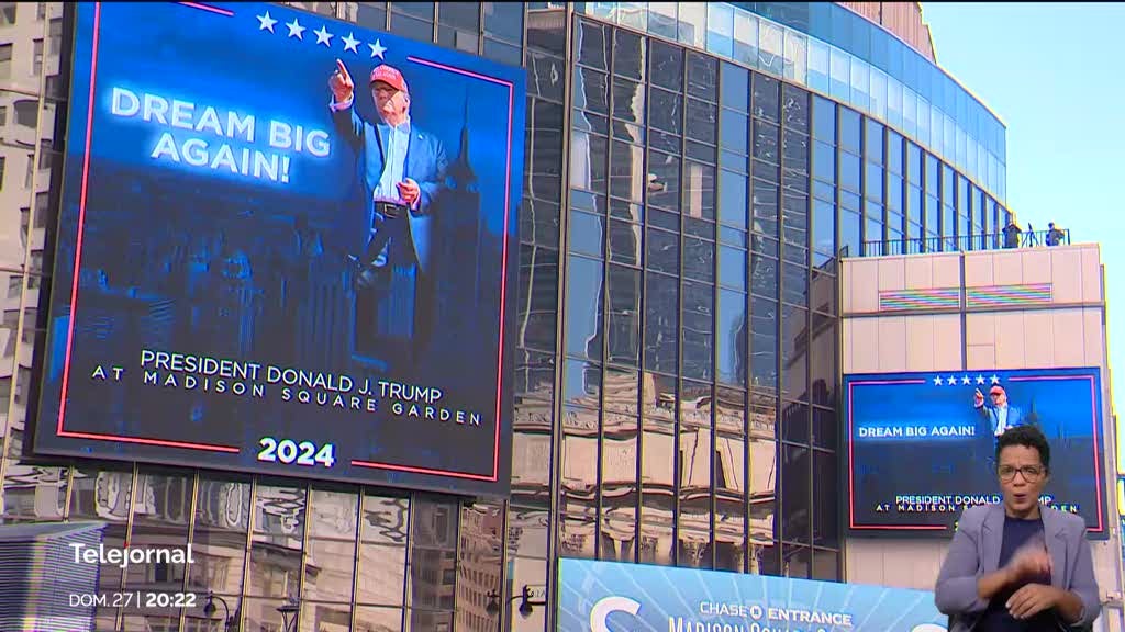 Trump em Nova Iorque. Apoiantes reúnem-se no Madison Square Garden