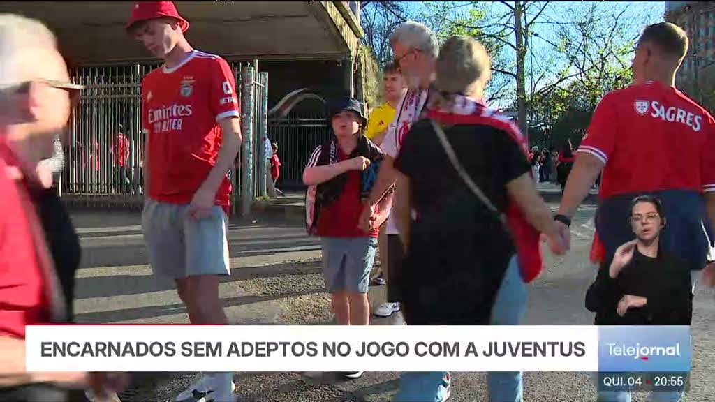 Imagem de Adeptos do Benfica impedidos de apoiar equipa em Itália
