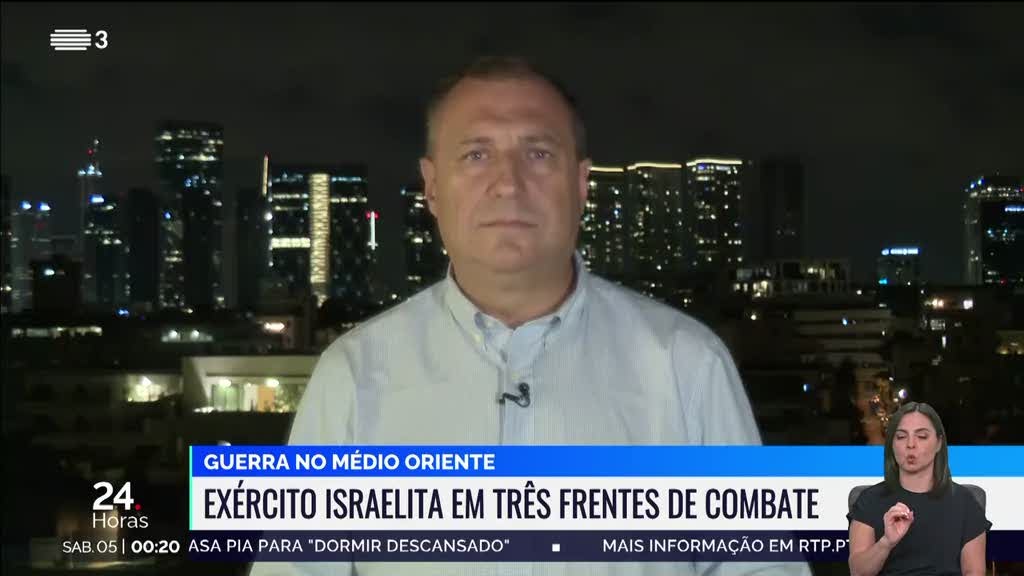 Médio Oriente. Exército israelita está em três frentes de combate