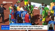 Câmara de Lobos perde com o Vizela por 3-0 num jogo marcado por confusão e expulsões