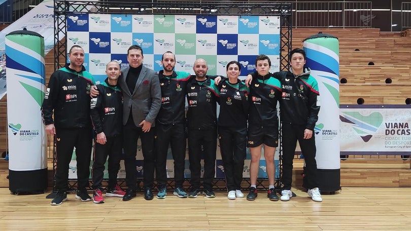 Imagem de Portugal perde, mas já está apurado para Europeu por equipas de ténis de mesa