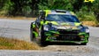 Imagem de Ricardo Teodósio e José Teixeira, campeões nacionais de ralis, competem no Rali da Calheta com o Skoda Fabia R5 Evo