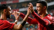 Imagem de Bruno Fernandes dá as boas-vindas a Ronaldo