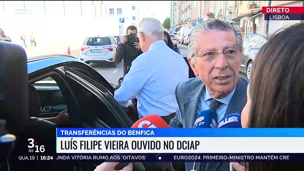 Vieira ouvido no DCIAP. "Não se falou de crime de corrupção"