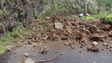 Derrocada encerra estrada entre a Serra de Água e a Encumeada