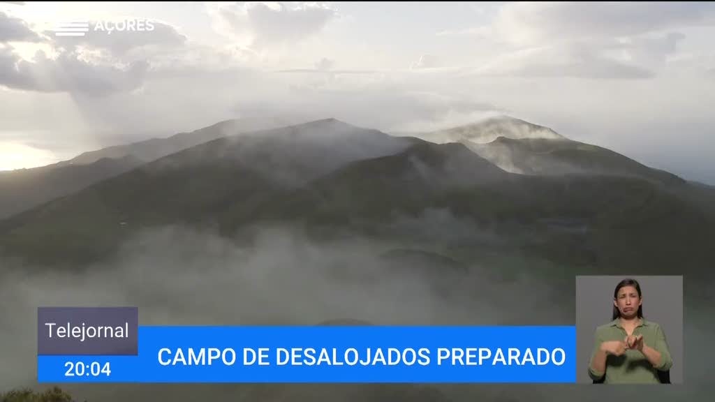 São Jorge: instalado campo para eventuais desalojados (Vídeo)