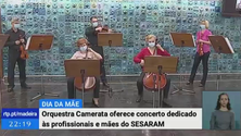 Imagem de Orquestra Camerata oferece concerto aos profissionais do SESARAM (Vídeo)