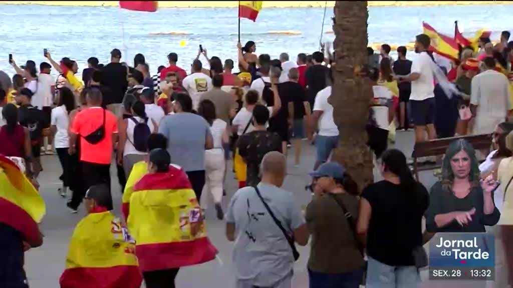 Imagem de Ceuta. Continuam protestos contra presença de migrantes