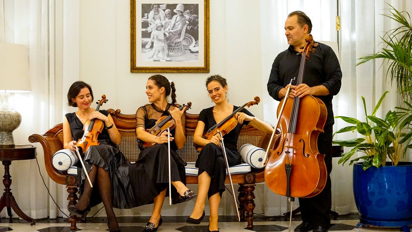 Imagem de Quarteto de Cordas Atlântico sobe ao palco
