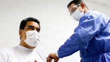 Imagem de Maduro recebeu primeira dose da vacina russa