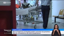 Calor pode levar a uma maior afluência às Urgências do Hospital (vídeo)