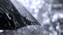 Imagem de Madeira sob aviso amarelo devido à chuva