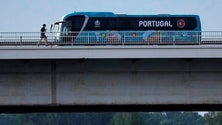 Imagem de Portugal recebeu o apoio de meia centena na chegada a Budapeste