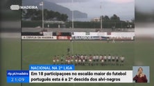 Esta é a segunda descida do Nacional em 18 participações no escalão maior do futebol português