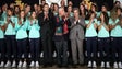 Imagem de Medalha comemorativa da primeira participação portuguesa