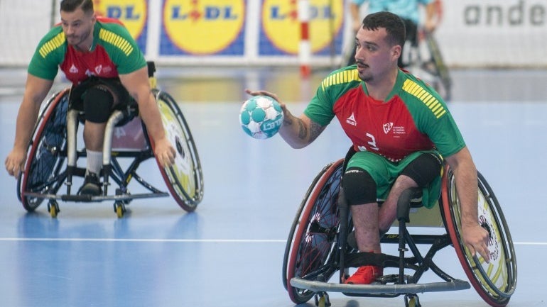 Imagem de Portugal revalida título europeu de andebol em cadeira de rodas