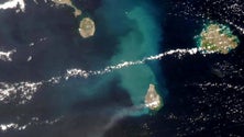 Imagem de Vulcão nas Caraíbas entrou em erupção