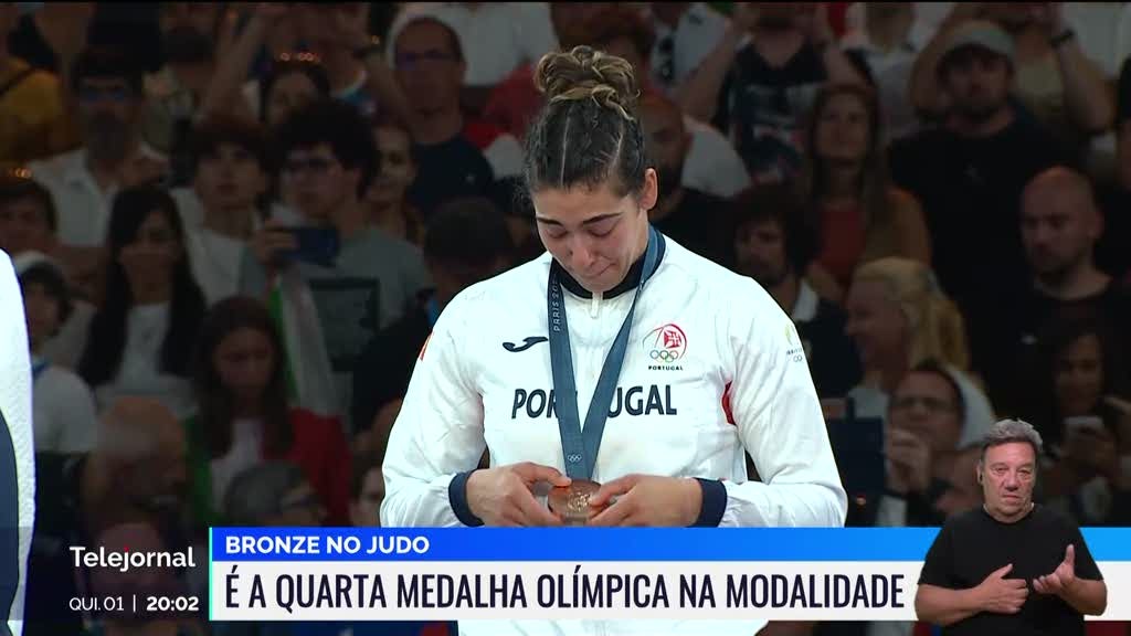 Judo. Patrícia Sampaio conquista a medalha de bronze em -78kg