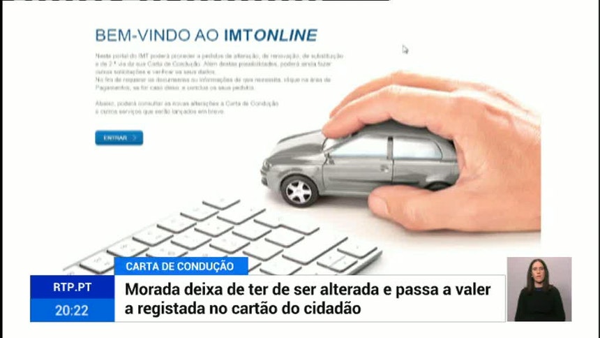 Renovação da carta de condução pode ser feita online