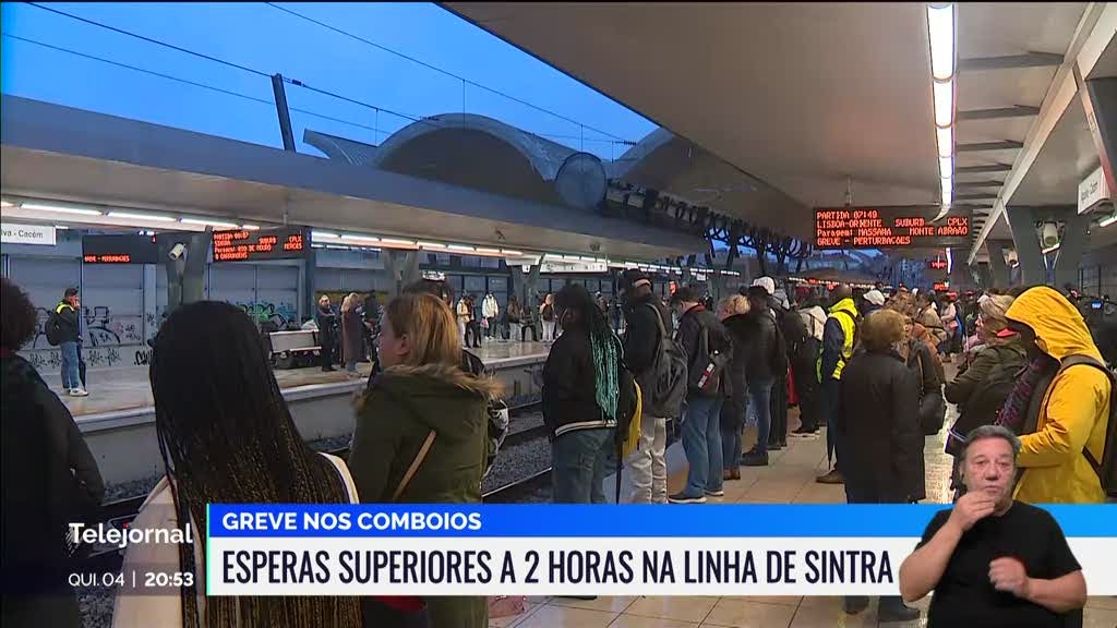 Comboios. Segundo dia de greve trouxe novos problemas