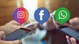 Imagem de Facebook, Instagram e WhatsApp em baixa